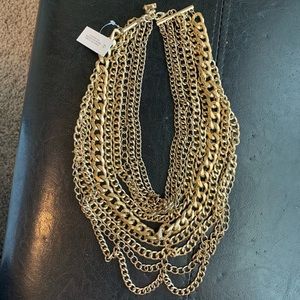 NWT BaubleBar Courtney Gold Chain Necklace